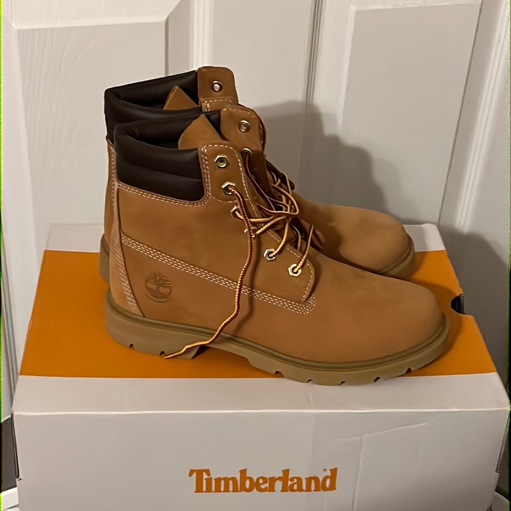 Size 7.5 Timberland women’s Linden Woods 6 in waterproof boot wheat nuncio